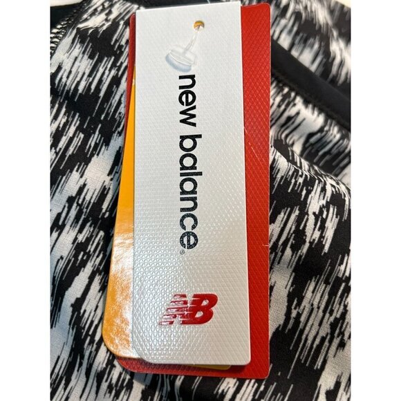 New Balance Impact 3" Shorts Size XL White Black Brief Lined Wicking Fabric NWT‎ - Picture 10 of 16